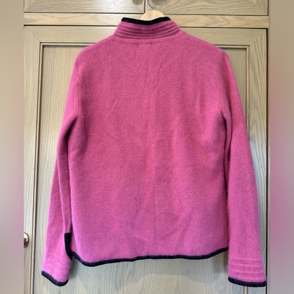 Vintage Tally Ho Angora Rabbit Hair/Lambswool Button Front High Collar Blazer/S - Picture 13 of 14